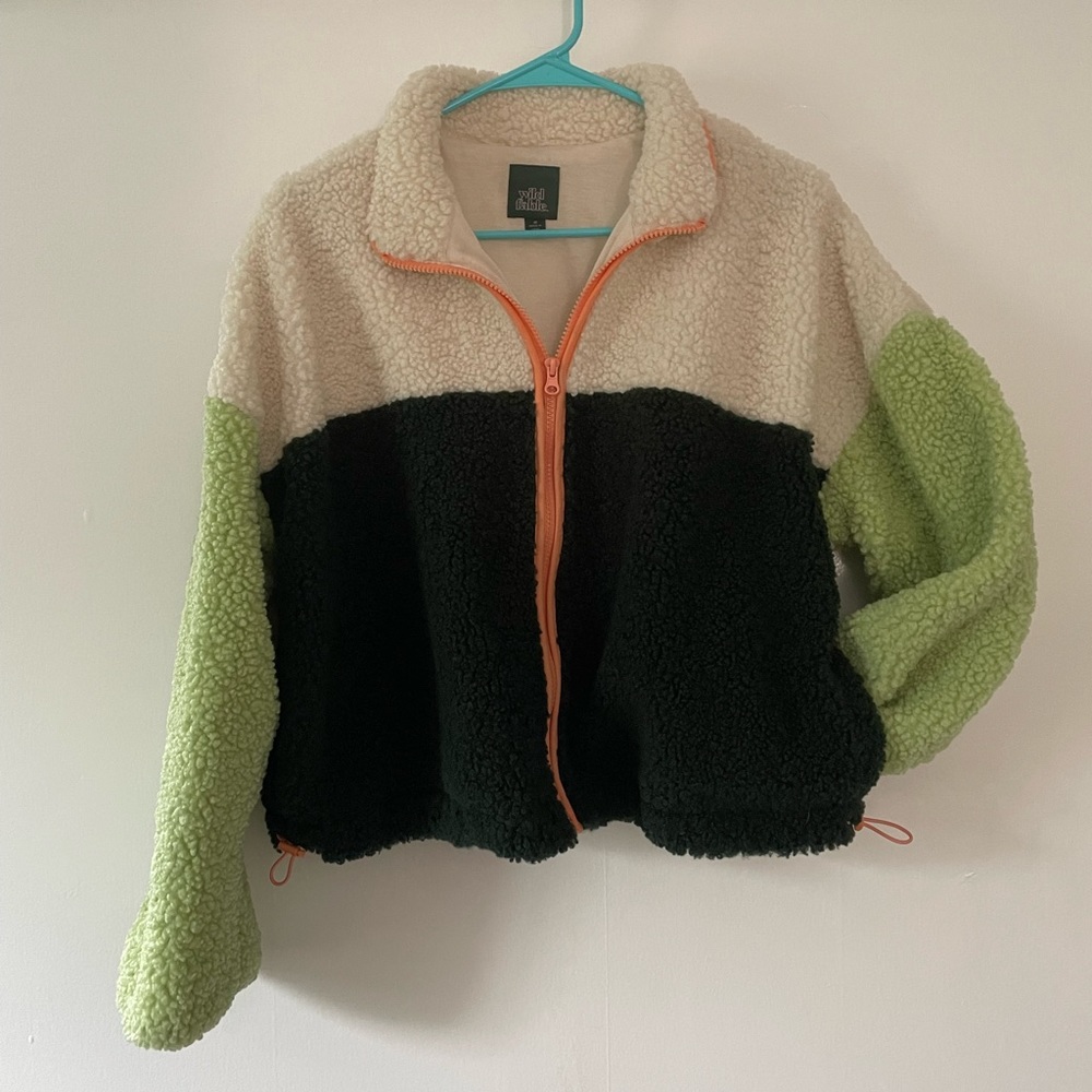Wild Fable Cropped Zip Up